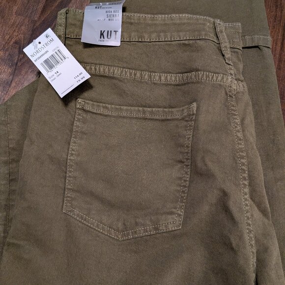 Kut from the Kloth Pants - NWT Kut From the Kloth Olive Wide Leg Pants